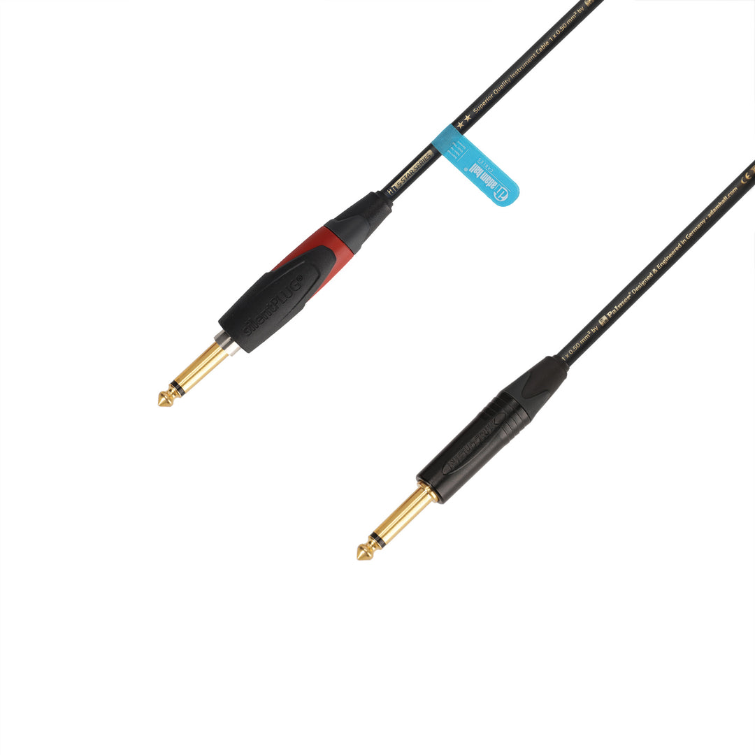 Adam Hall -kaapelit 5 STAR IPP 0300 PALMER® CABLE SILENT – instrumenttikaapeli | Palmer® & Neutrik silentPLUG® Jack TS | 3 m