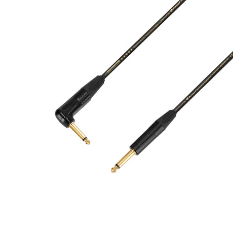 Adam Hall Cables 5 STAR IPR 0150 PALMER® KABEL – Instrumentkabel | Palmer® & Neutrik® vinklet jack x jack TS | 1,5 m