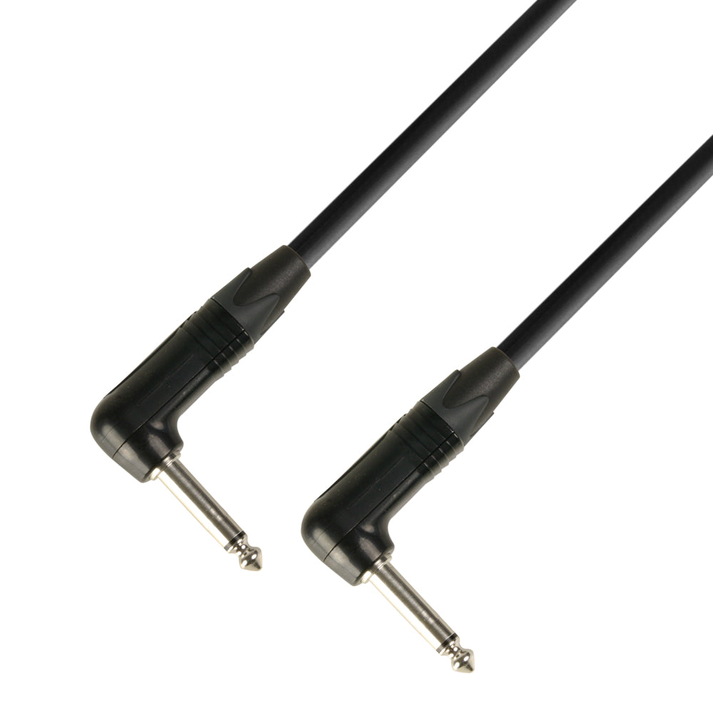 Neutrik Instrumenttikaapeli 6.3 mm Kulmaliitin mono - 6.3 mm Kulmaliitin mono (15 cm)