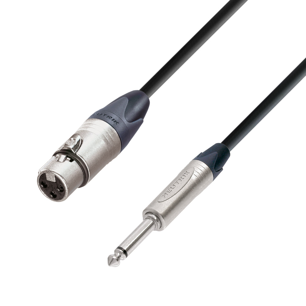 Neutrik Mikrofonin signaalikaapeli XLR naaras 6,3 mm jakki mono