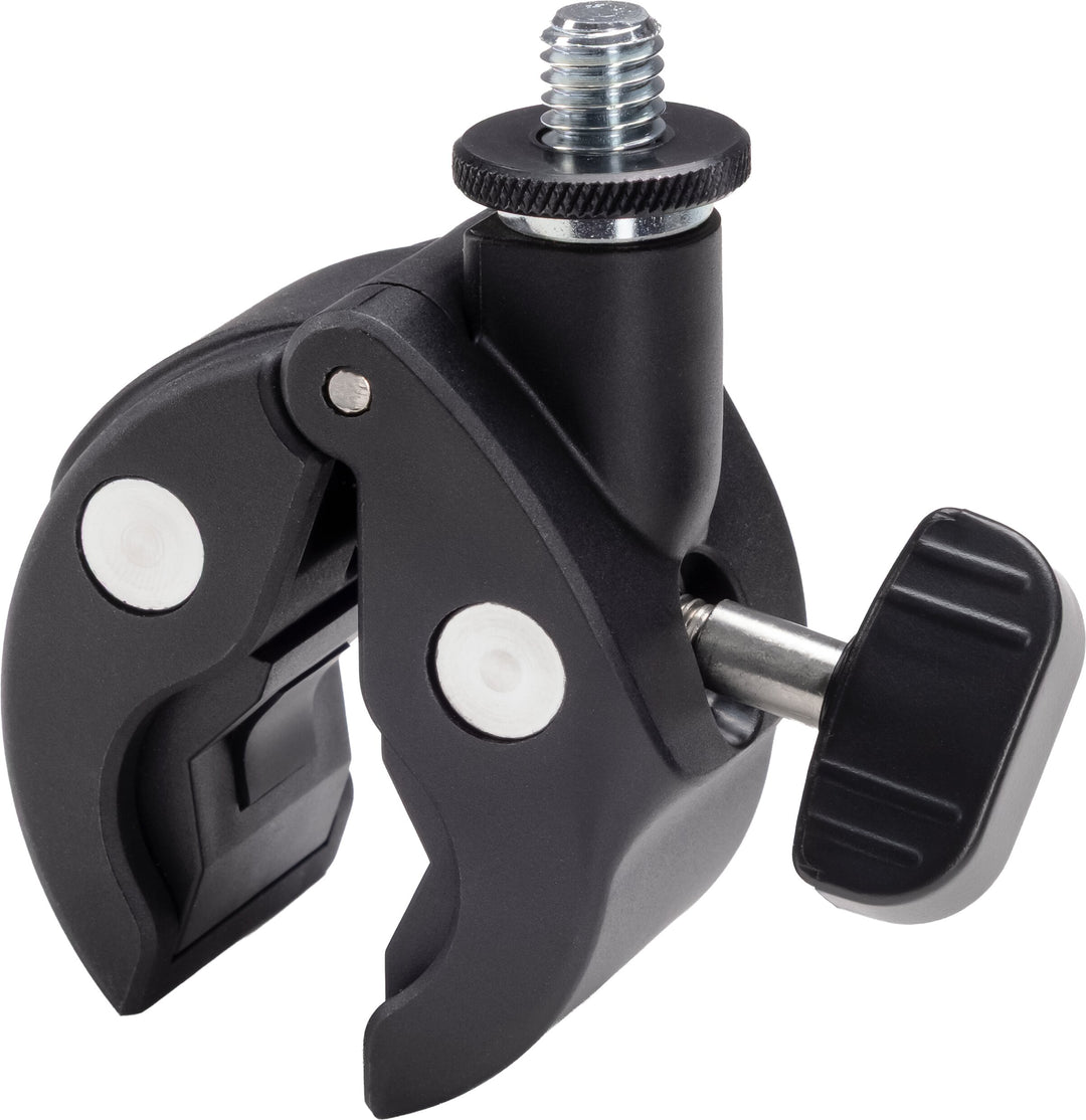 K&M yleismallinen clamp 3/8" mikrofonisovittimen kierteellä