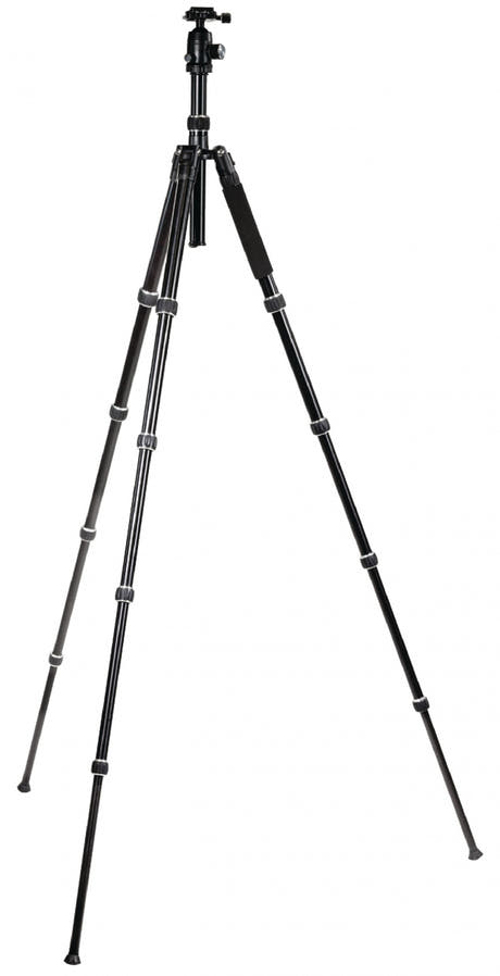 Ammattilaiskamera-/videostatiivi pallopäällä, 145 cm