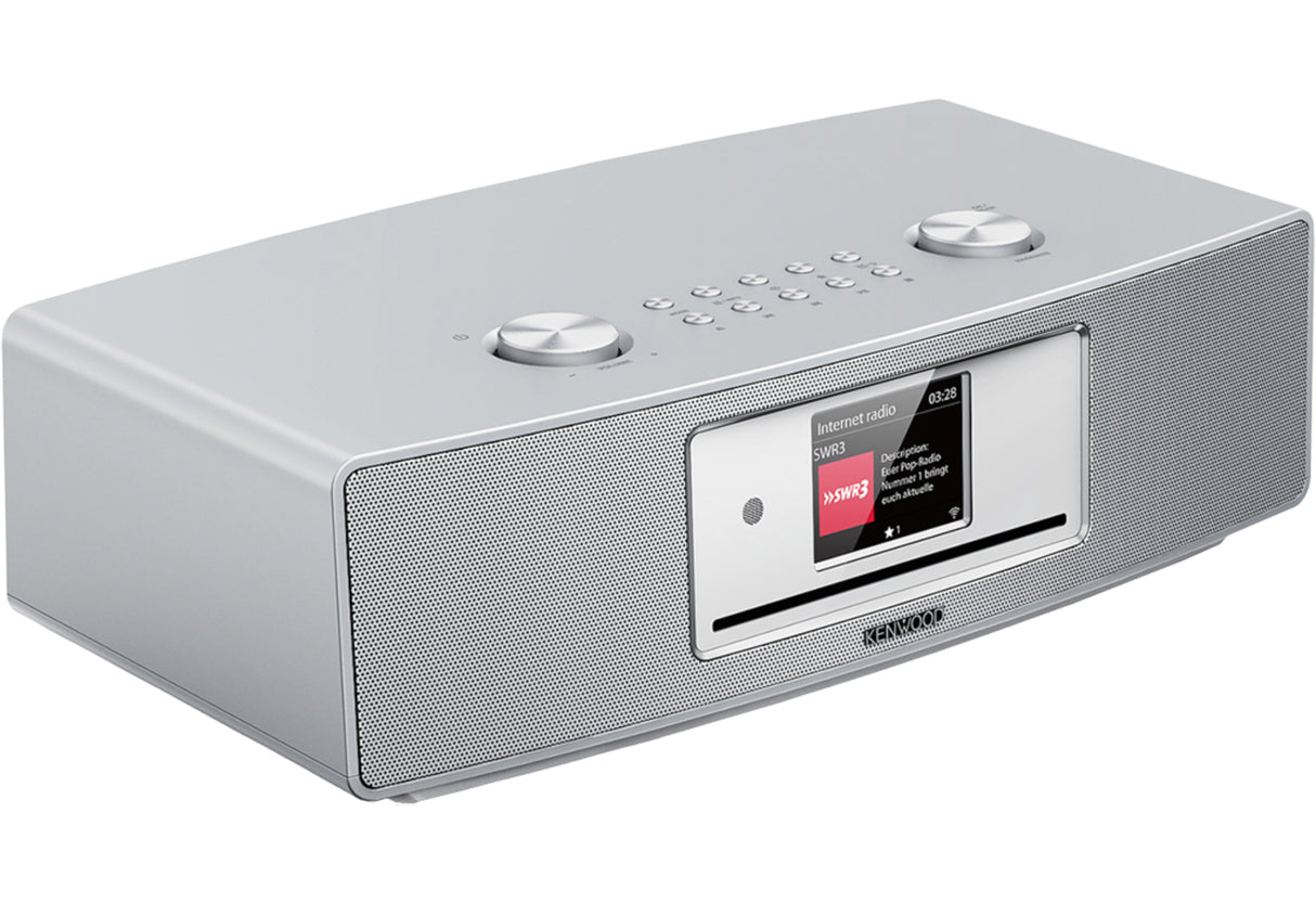 Kenwood CR-ST700SCD-S Internet Radio w. Bluetooth ja DAB+ (hopea)
