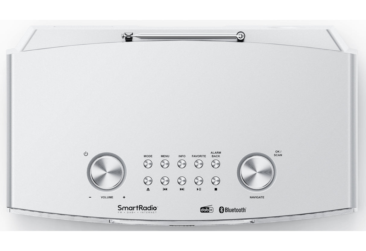 Kenwood CR-ST700SCD-S Internet Radio w. Bluetooth ja DAB+ (hopea)