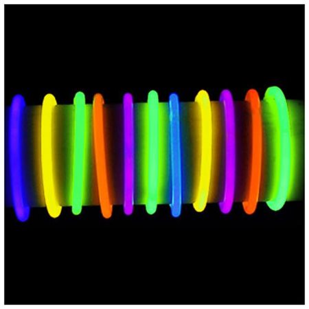 Hehkuva rannekoru 100 kpl (yksivärinen)