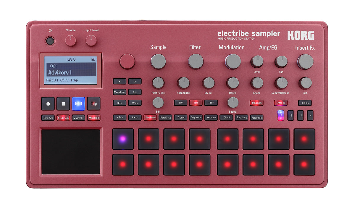 Korg Electribe Sampler 2 Groovebox (punainen)