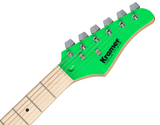 Kramer Focus VT-211S Sähkökitara (Neon Green)