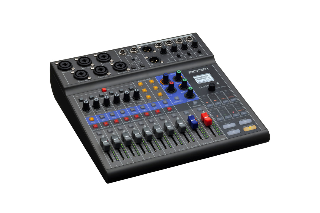 Zoom LiveTrak L-8 Podcastmikseri/Interface