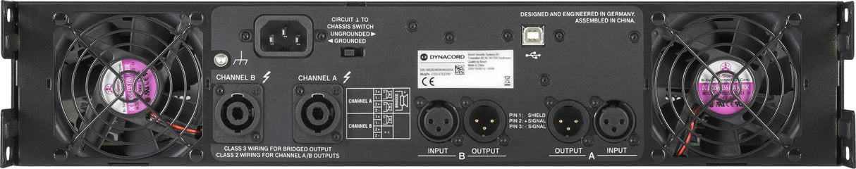 Dynacord L1300FD - Digitaalinen Vahvistin (2x650W, DSP)