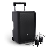LD Systems ANNY® 10 BPH 2 B5 - 10" bærbart batteridrevet Bluetooth® PA-system med mixer og 2x headsetmikrofoner (inkl. bodypacks)