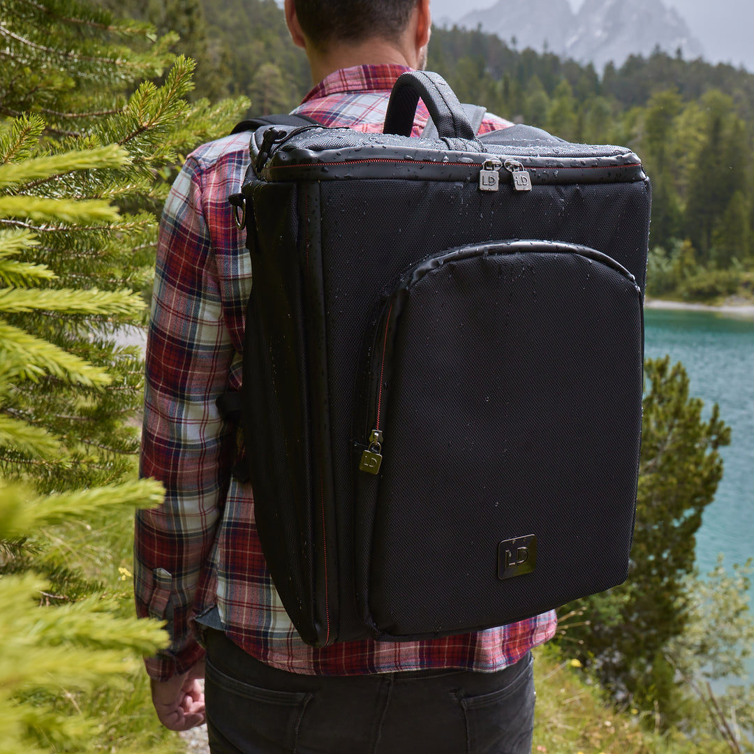 LD Systems ANNY® 8 RYGSÆK - Suojareppu ANNY® 8:n kuljetukseen ja käyttöön liikkeellä ollessa