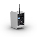LD Systems ANNY® 8 BPH B5 W - Bærbar batteridrevet Bluetooth® PA-højttaler med mixer og 1x headsetmikrofon (inkl. bodypack), Pure White