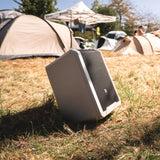 LD Systems ANNY® 8 BPH B6 G - Bærbar batteridrevet Bluetooth® PA-højttaler med mixer og 1x headsetmikrofon (inkl. bodypack), Urban Grey