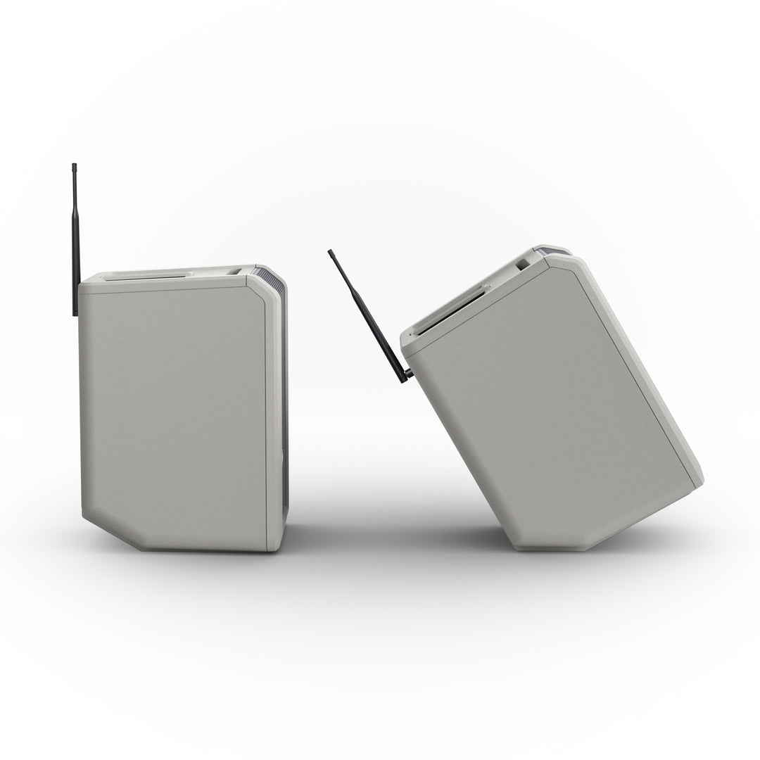 LD Systems ANNY® 8 BPH B6 G - Kannettava paristokäyttöinen Bluetooth® PA-kaiutin mikserillä ja 1x headsetmikrofonilla (sis. bodypack), Urban Grey