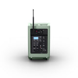 LD Systems ANNY® 8 BPH B8 GN - Bærbar batteridrevet Bluetooth® PA-højttaler med mixer og 1x headset-mikrofon (inkl. bodypack), Adventure Green