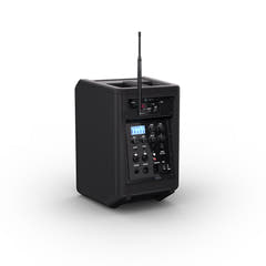 LD Systems ANNY® 8 BPH B8 - Kannettava akkukäyttöinen Bluetooth® PA-kaiutin mikserillä ja 1x headset-mikrotonitilla (sis. bodypack), Stage Black