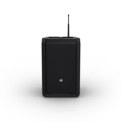 LD Systems ANNY® 8 BPH B8 - Kannettava akkukäyttöinen Bluetooth® PA-kaiutin mikserillä ja 1x headset-mikrotonitilla (sis. bodypack), Stage Black