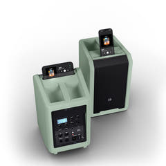 LD Systems ANNY® 8 GN - Kannettava akkuvetoisella Bluetooth® PA-kaiuttimella ja miksauksella, Adventure Green