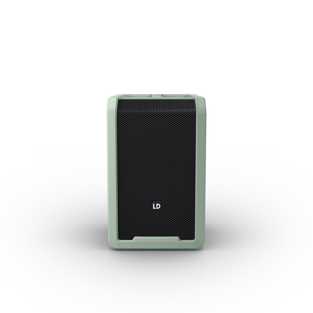 LD Systems ANNY® 8 GN - Kannettava akkuvetoisella Bluetooth® PA-kaiuttimella ja miksauksella, Adventure Green