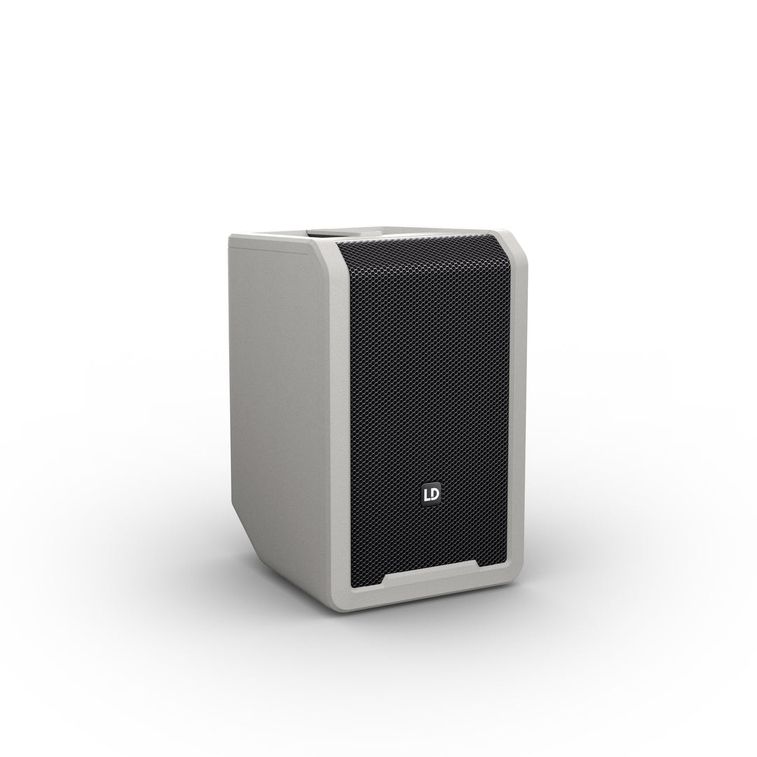 LD Systems ANNY® 8 G - Kannettava akulla toimiva Bluetooth® PA-kaiutin mikserillä, Urban Grey