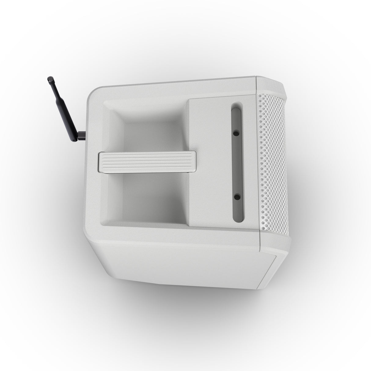 LD Systems ANNY® 8 HHD B5 W - Bærbar batteridrevet Bluetooth® PA-højttaler med mixer og 1x trådløs håndholdt mikrofon, ren hvid