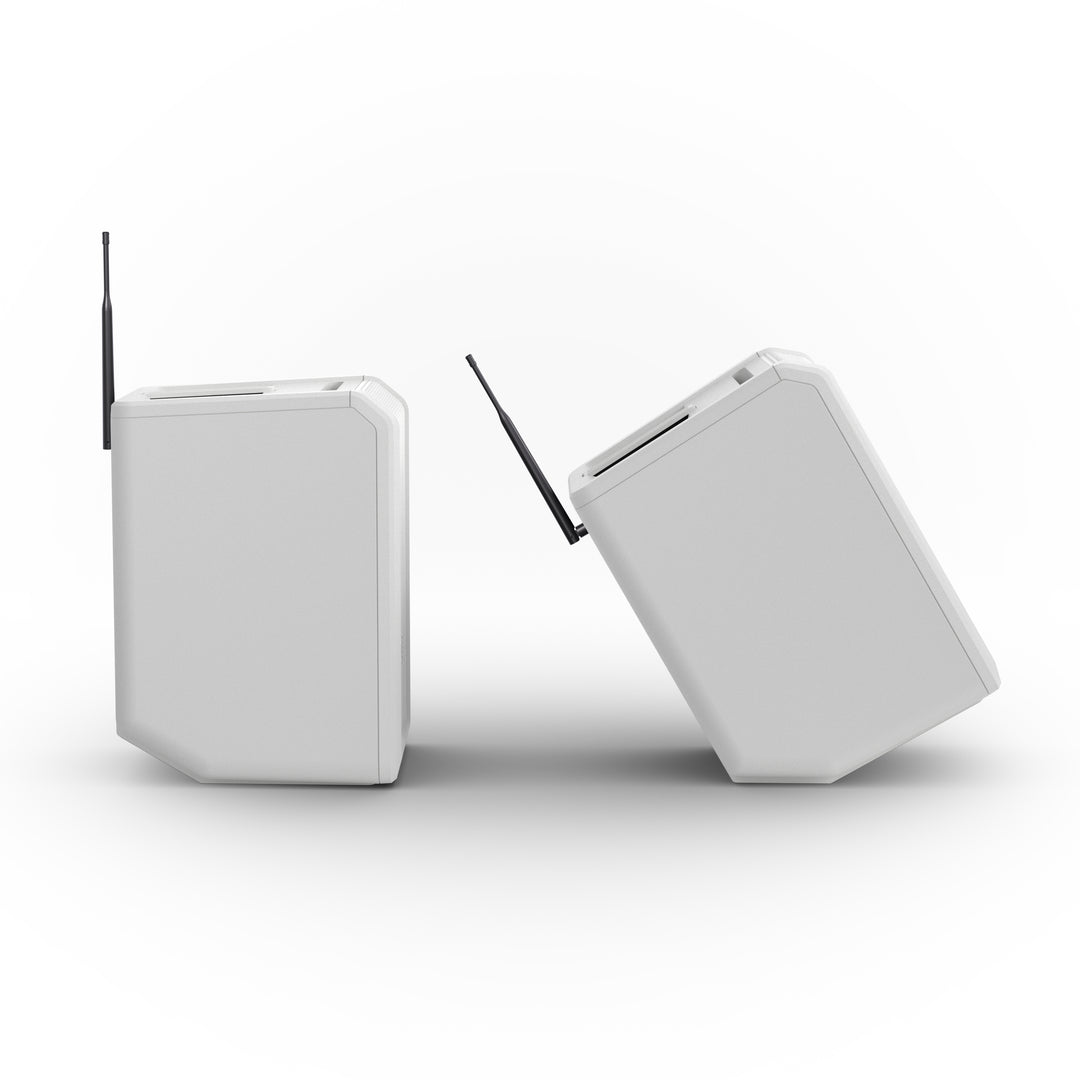 LD Systems ANNY® 8 HHD B5 W - Kannettava paristokäyttöinen Bluetooth® PA-kaiutin mikserillä ja 1x langaton käsimikrofoni, puhdas valkoinen