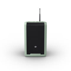 LD Systems ANNY® 8 HHD B6 GN - Kannettava paristoilla toimiva Bluetooth® PA-kaiutin, jossa mikseri ja 1x langaton käsimikrofoni, Adventure Green