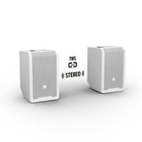 LD Systems ANNY® 8 HHD B8 W - Bærbar batteridrevet Bluetooth® PA-højttaler med mixer og 1x trådløs håndholdt mikrofon, ren hvid