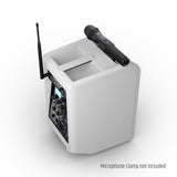 LD Systems ANNY® 8 HHD B8 W - Bærbar batteridrevet Bluetooth® PA-højttaler med mixer og 1x trådløs håndholdt mikrofon, ren hvid