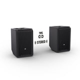 LD Systems ANNY® 8 HHD B8 - Kannettava akkukäyttöinen Bluetooth® PA-kaiutin mikserillä ja 1 x langattomalla käsimikrofonilla, Stage Black