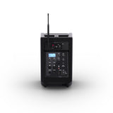 LD Systems ANNY® 8 HHD B8 - Kannettava akkukäyttöinen Bluetooth® PA-kaiutin mikserillä ja 1 x langattomalla käsimikrofonilla, Stage Black