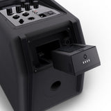 LD Systems ANNY® 8 HHD B8 - Kannettava akkukäyttöinen Bluetooth® PA-kaiutin mikserillä ja 1 x langattomalla käsimikrofonilla, Stage Black