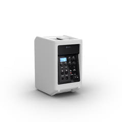 LD Systems ANNY® 8 W - Kannettava paristokäyttöinen Bluetooth® PA-kaiutin mikserillä, puhdas valkoinen