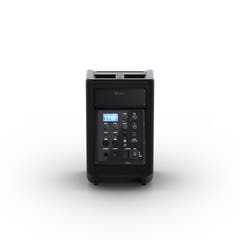 LD Systems ANNY® 8 - Kannettava akulla toimiva Bluetooth® PA-kaiutin mikserillä, Stage Black