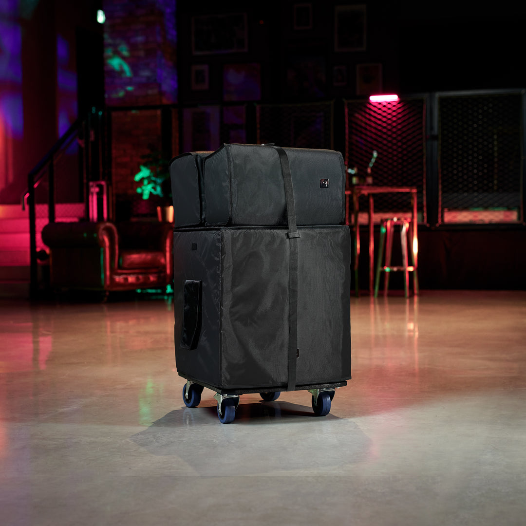 LD Systems DAVE 15 G4X BAG SET - Kuljetussarja pyörätasolle ja suojapeitteelle DAVE 15 G4X