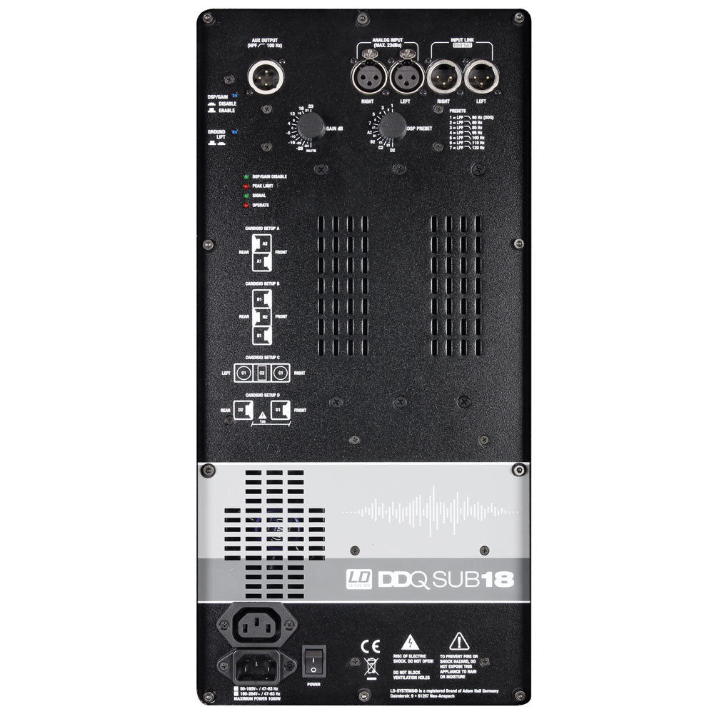 LD Systems DDQ SUB 18 aktiivinen subwoofer