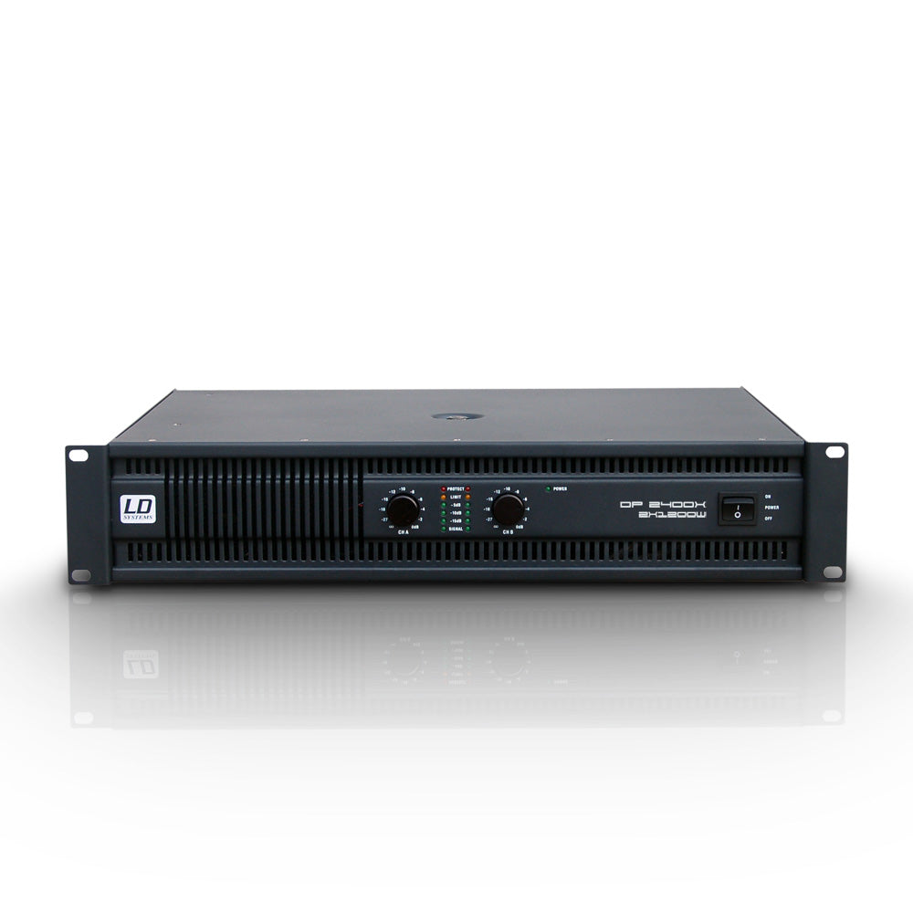 LD Systems DEEP2 2400 X - Tehovahvistin (2x600W, 8 Ohm)