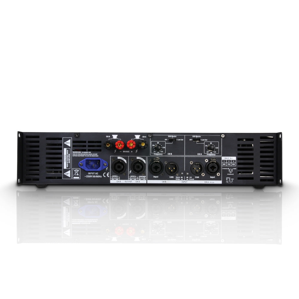 LD Systems DEEP2 2400 X - Tehovahvistin (2x600W, 8 Ohm)