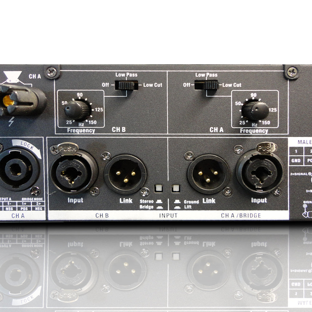 LD Systems DEEP2 2400 X - Tehovahvistin (2x600W, 8 Ohm)