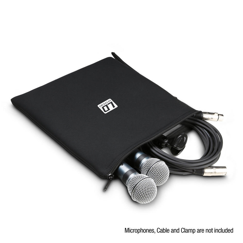 LD Systems MIC BAG XL - Universaali mikrofoni-laukku, 300 x 300 mm