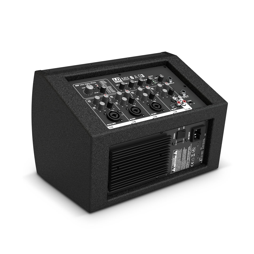 LD Systems MIX 6 A G3 - Aktiivinen 2-tie kaiutin integroidulla 4-kanavaisella mixerilla