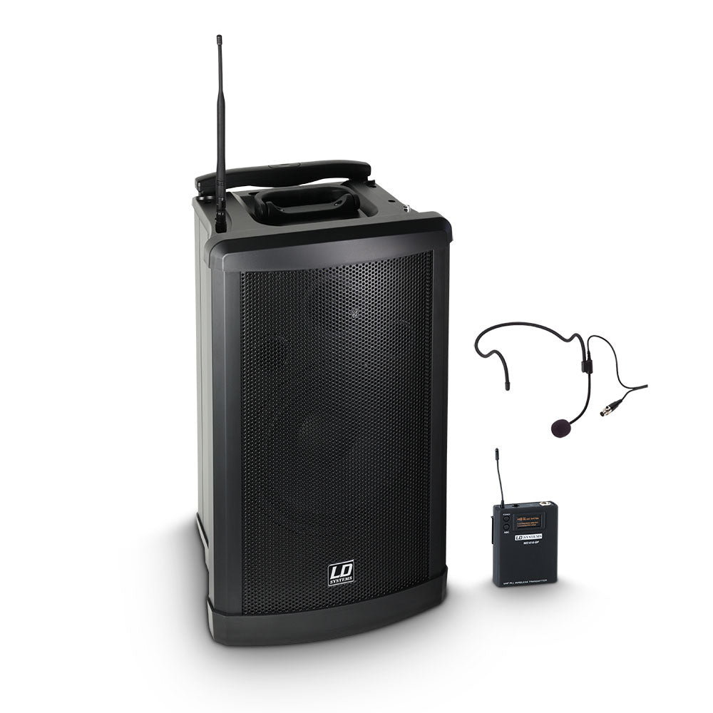 LD Systems Roadman 102 HS B6 - Kannettava PA-kaiutin headsetilla