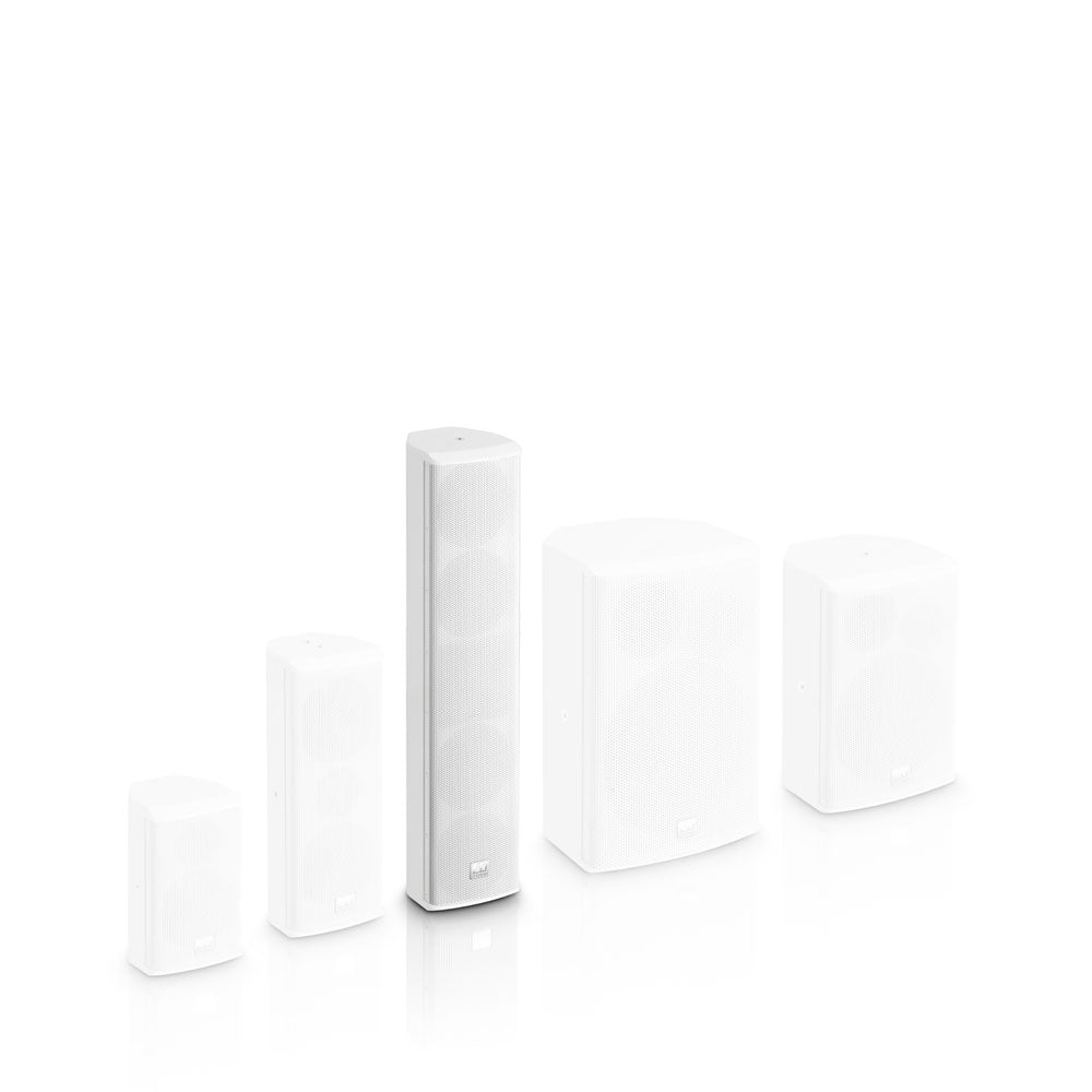 LD Systems SAT 442 G2 W - 4 x 4" passiivinen asennuskaiutin, hvid