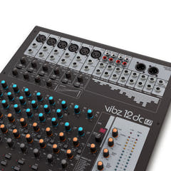 LD Systems VIBZ 12 DC - 12-kanavainen mikseri DFX:llä ja kompressorilla