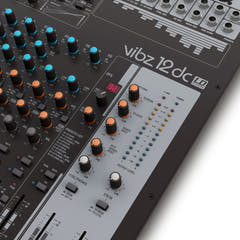 LD Systems VIBZ 12 DC - 12-kanavainen mikseri DFX:llä ja kompressorilla