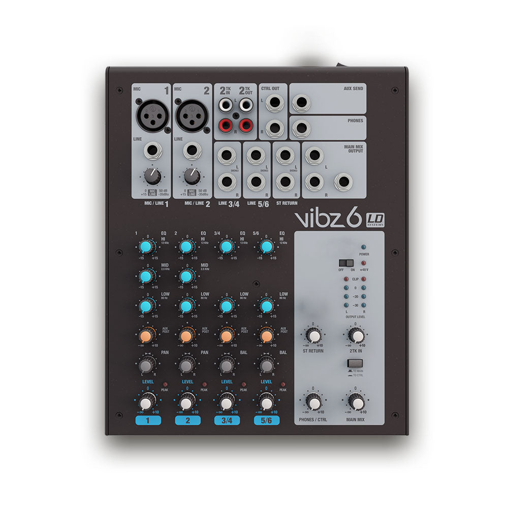 LD Systems VIBZ 6-kanavainen Mikseri