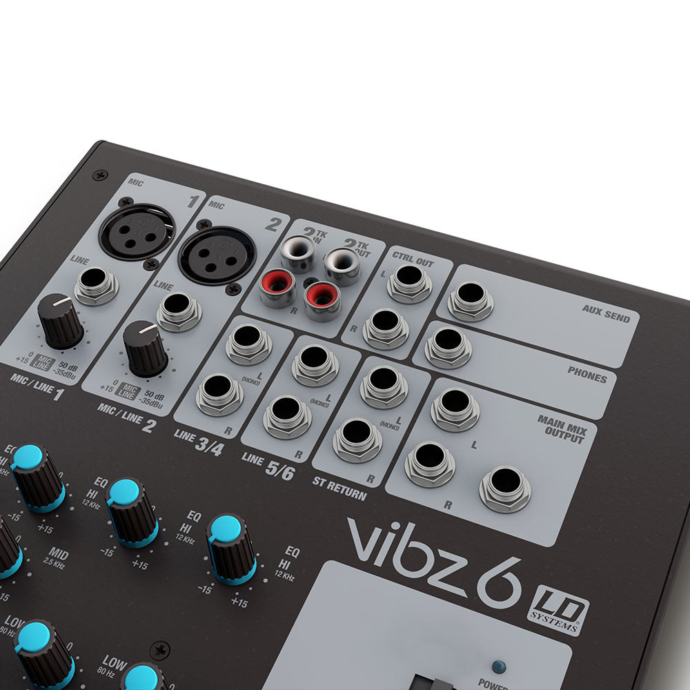 LD Systems VIBZ 6-kanavainen Mikseri