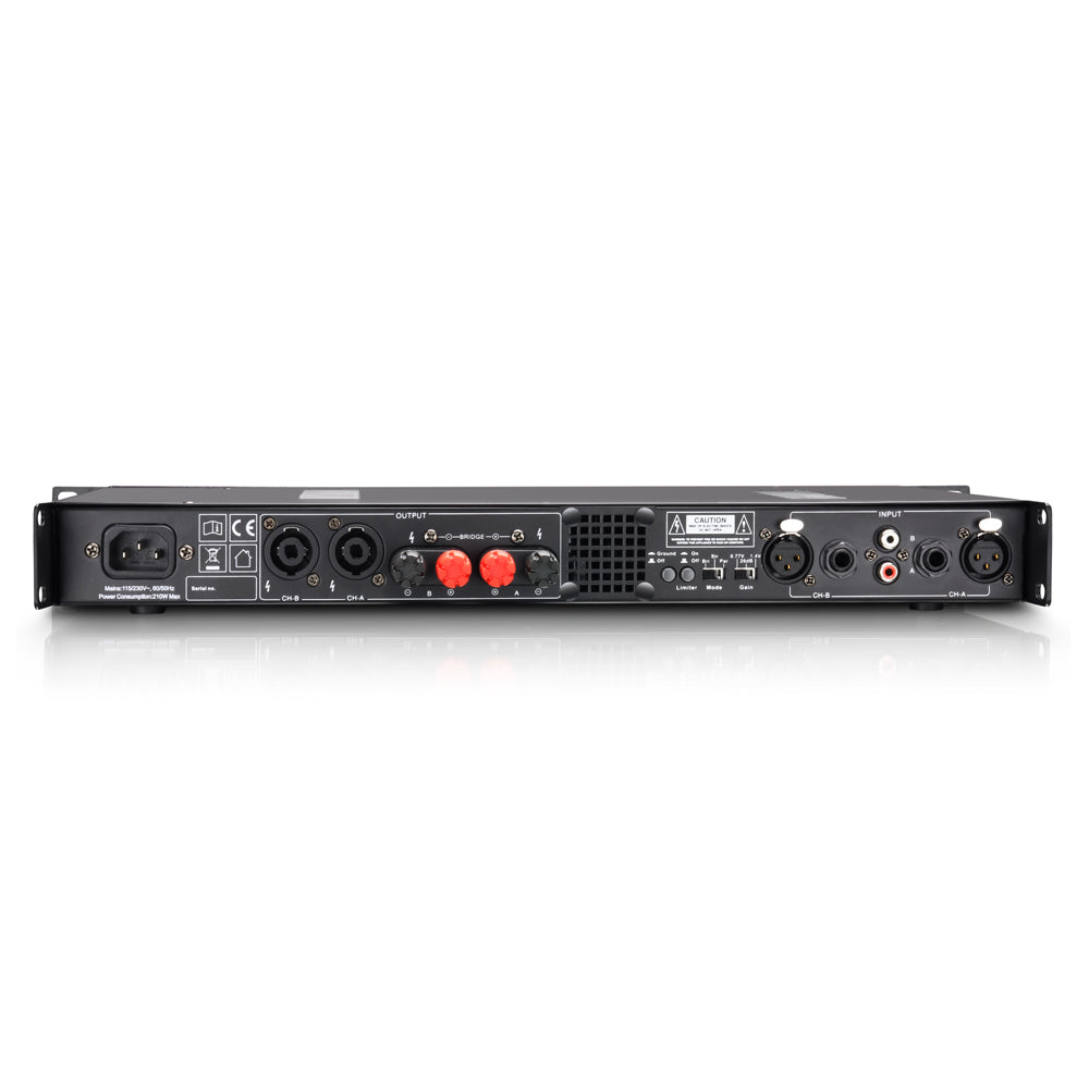 LD Systems XS 200 - Tehovahvistin (2x50W, 8 Ohm)