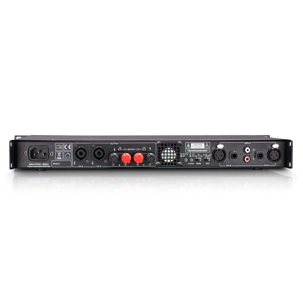 LD Systems XS 400 - Tehovahvistin (2x100W, 8 Ohm)