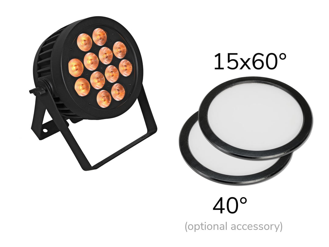 EUROLITE LED IP PAR Lamppu QCL Spot (12x8W)